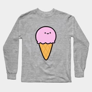 Cute Ice Cream Long Sleeve T-Shirt